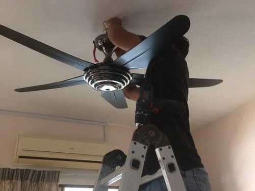 Upah pasang kipas rumah Cheras