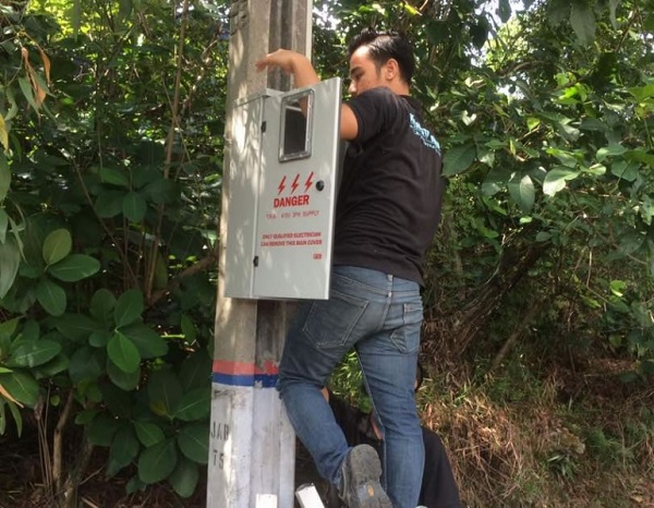 Pemasangan Meter Bekalan Sementara Tapak Projek