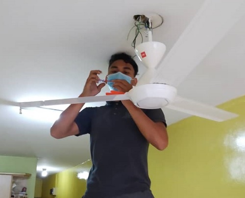 Servis wiring kipas siling di Subang Jaya