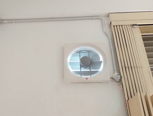 upah pasang exhaust fan